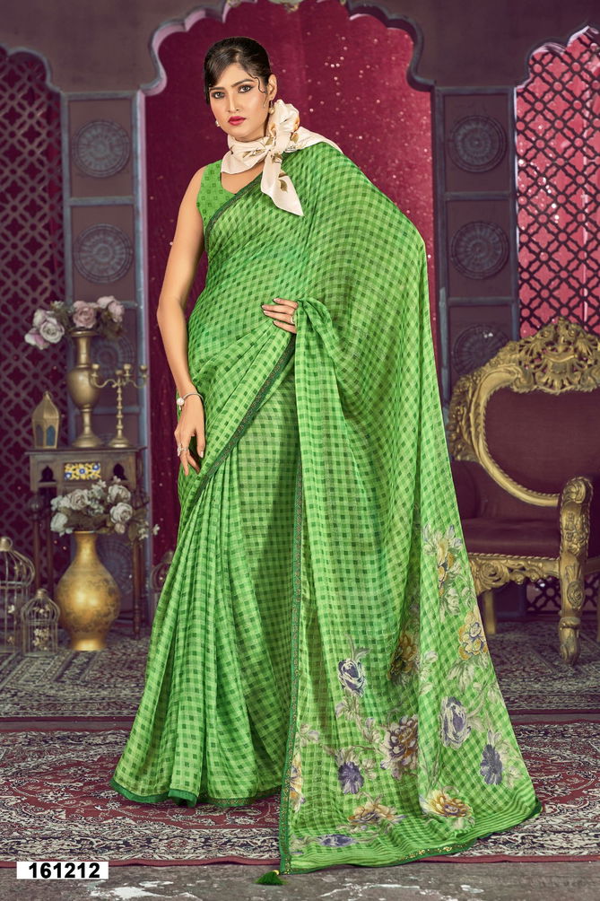 Shivanshi By Vallabhi Printed Designer Chiffon Sarees Wholesale Shop in Surat